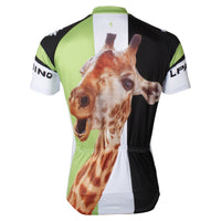 Giraffe Animal Men's Short-Sleeve Green&Black Cycling Jersey Bicycling Shirts Summer NO.562 -  Cycling Apparel, Cycling Accessories | BestForCycling.com 