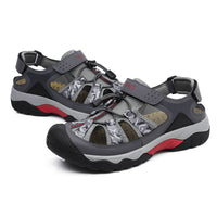 Men's Summer Cool Toe-cap Sandal With Magic Tape Thick-soled Outdoor Sports Beach Anti-skidding Wear-resisting Shoes NO.7013 -  Cycling Apparel, Cycling Accessories | BestForCycling.com 