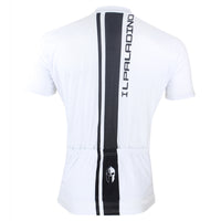 ILPALADINO Man's Short-sleeve Cycling Jersey/ Suit Team Jacket T-shirt Summer Suit Spring Autumn Clothes Sportswear White Shirt Black Strip NO.010 -  Cycling Apparel, Cycling Accessories | BestForCycling.com 