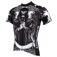 Men's Black Cycling Jersey Prayer Skull  NO. 516 -  Cycling Apparel, Cycling Accessories | BestForCycling.com 