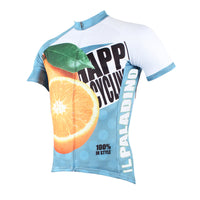 Happy Cycling Summer Fruit Orange Men's Short-Sleeve Cycling Jersey Suit Biking Wear Breathable Outdoor Sports Gear Leisure Biking T-shirt Sports Clothes NO.176 -  Cycling Apparel, Cycling Accessories | BestForCycling.com 