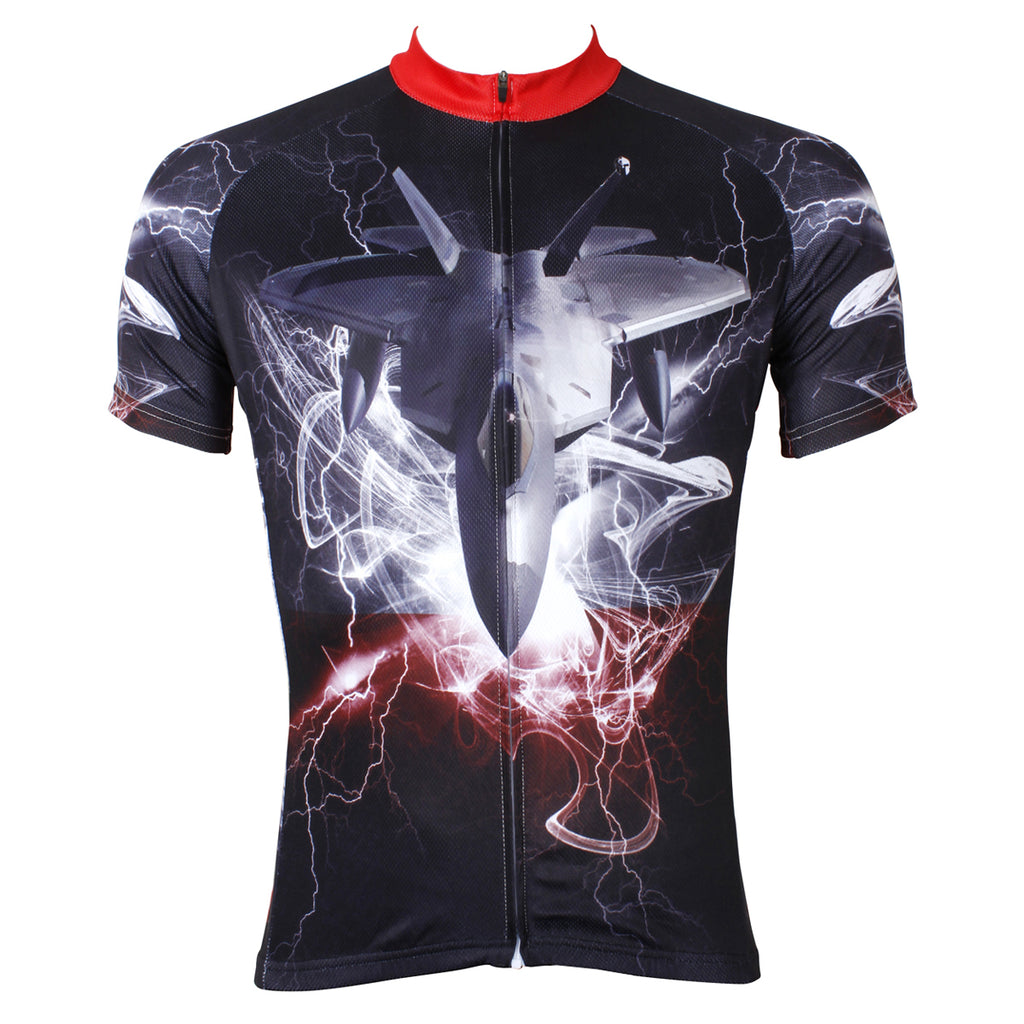 Ilpaladino Flash Airplane Men's Breathable Short-Sleeve Cycling Jersey Bicycling Shirts Summer Quick Dry Sport Wear NO.539 -  Cycling Apparel, Cycling Accessories | BestForCycling.com 