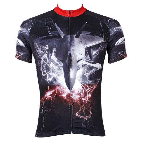 Ilpaladino Flash Airplane Men's Breathable Short-Sleeve Cycling Jersey Bicycling Shirts Summer Quick Dry Sport Wear NO.539 -  Cycling Apparel, Cycling Accessories | BestForCycling.com 