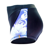 White Flowers Blue 3D Padded Cycling Underwear Shorts Bicycle Underpants Bike Biking Shorts Breathable Bicycle Pants Lightweight NO. SFK014 -  Cycling Apparel, Cycling Accessories | BestForCycling.com 