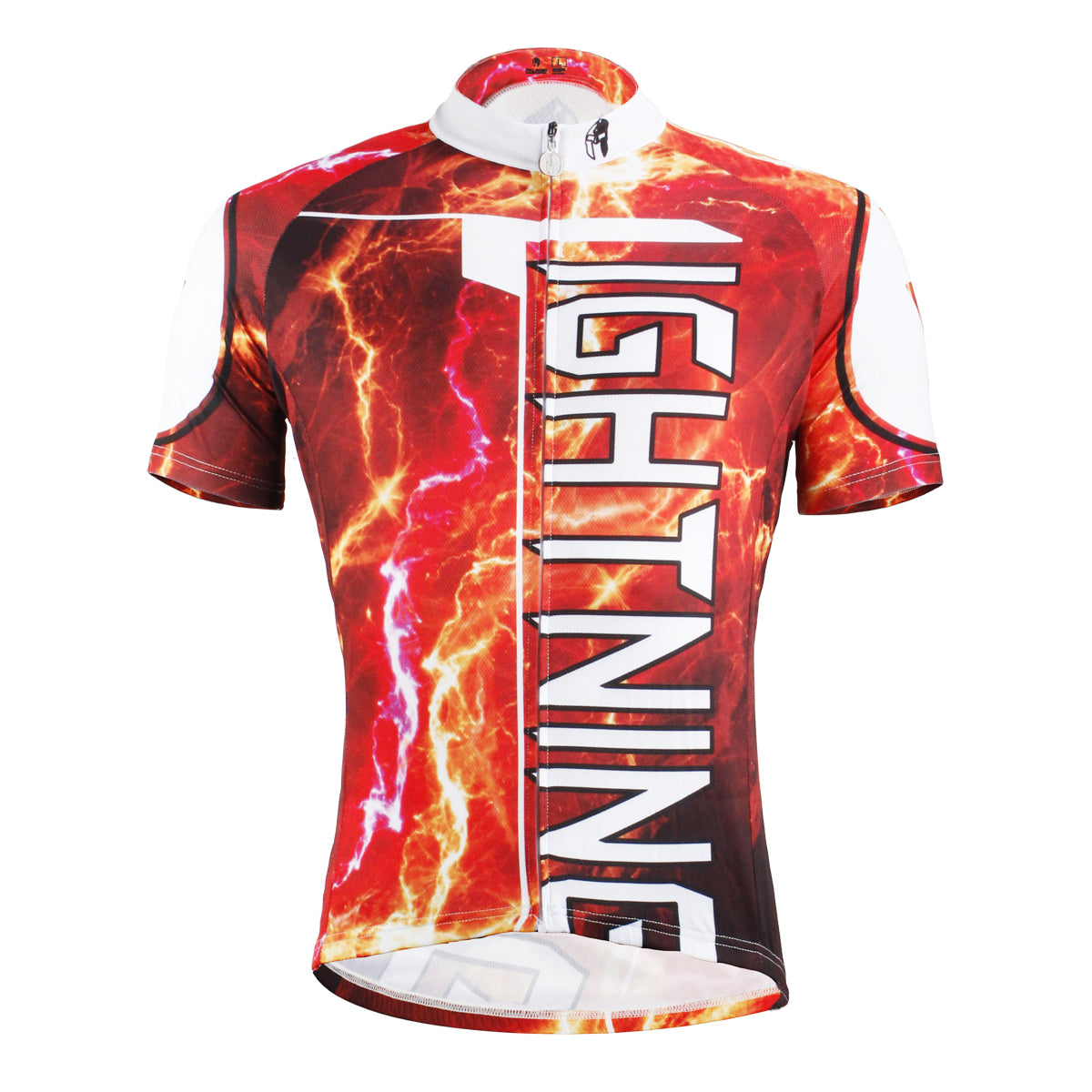 Ilpaladino Thunderstorm Flashing Lightning Storm Natural Phenomenon Red Cycling Short-sleeve Suit /Jersey Exercise Bicycling Pro Cycle Clothing Racing Apparel Outdoor Sports Leisure Biking Shirts Team Kit NO.624 -  Cycling Apparel, Cycling Accessories | BestForCycling.com 