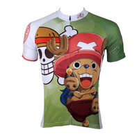 Woman& Man's ONE PIECE Series Pirates Tony Tony Chopper Short-sleeve Cycling Suit Jersey Team Jacket T-shirt Summer Spring Autumn Clothes Sportswear Anime Animation Manga Blue-nosed Reindeer NO.138 -  Cycling Apparel, Cycling Accessories | BestForCycling.com 