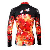 ILPALADINO Passion Maple Leaf Summer Women's Long-Sleeve Cycling Jersey Biking Shirts Breathable Outdoor Sports Gear Leisure Biking T-shirt Sports Clothes NO.603 -  Cycling Apparel, Cycling Accessories | BestForCycling.com 