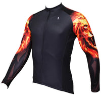 Cycling Jersey Wholesale Ultraviolet Resistant Men's Cycling Long-sleeved Jersey for Spring and Summer Fashionable Jersey Leisure Sportswear Black(velvet) -  Cycling Apparel, Cycling Accessories | BestForCycling.com 