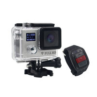 V12 1080P Action Camera Dual Screen Display Gyro RSC Underwater Waterproof 2 inch FHD Screen with Smart 2.4G Rechargeable Remote Control For Aerial Photograph Diving Cylcling Helmet Cam Wi-Fi Share FHD Sports DV -  Cycling Apparel, Cycling Accessories | BestForCycling.com 