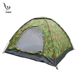 2/ 3-4 People Large One-Layer Army Military Green Camouflage Wild Camping Family Dome Travel Backpacking Tents with Carry Bag Outdoor Shelters Lightweight Waterproof -  Cycling Apparel, Cycling Accessories | BestForCycling.com 