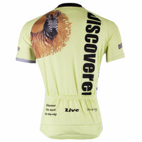 Roaring Wild Lion Grasslands Prey Zebra Men's Long/Short-sleeve Cycling Bike jersey T-shirt NO.305 -  Cycling Apparel, Cycling Accessories | BestForCycling.com 