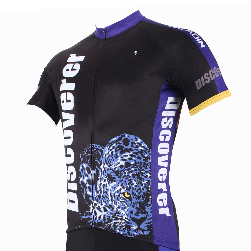[Discoverer series ] llpaladino Leopard Panther Skulking Deer Nature Prey Hunter Short-sleeve Cycling Suit/Jersey Jacket T-shirt -- Summer Spring Clothes Sportswear Pro Cycle Clothing Racing Apparel Outdoor Sports Leisure Biking T-shirt NO.306 -  Cycling Apparel, Cycling Accessories | BestForCycling.com 