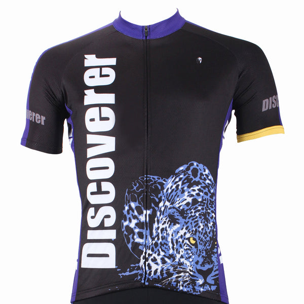 [Discoverer series ] Leopard Panther Skulking Deer Nature Prey Hunter Short-sleeve Cycling Suit/Jersey T-shirt NO.306 -  Cycling Apparel, Cycling Accessories | BestForCycling.com 