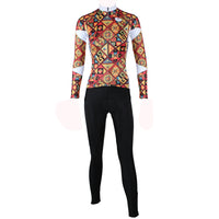 ILPALADINO Women's Long Sleeves Saffron Yellow Cycling Jersey with Tights  Apparel Outdoor Sports Leisure Biking Shirt Suit Kit NO.315 -  Cycling Apparel, Cycling Accessories | BestForCycling.com 
