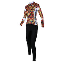 ILPALADINO Women's Long Sleeves Saffron Yellow Cycling Jersey with Tights  Apparel Outdoor Sports Leisure Biking Shirt Suit Kit NO.315 -  Cycling Apparel, Cycling Accessories | BestForCycling.com 