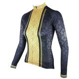 ILPALADINO Women's Long Sleeves Black & Yellow Cycling Jersey Apparel Outdoor Sports Gear Leisure Biking T-shirt 316 -  Cycling Apparel, Cycling Accessories | BestForCycling.com 