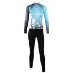 ILPALADINO Women's Long Sleeves Green Cycling Clothing Suits Apparel Outdoor Sports Gear Leisure Biking T-shirt Suits with Tights NO.320 -  Cycling Apparel, Cycling Accessories | BestForCycling.com 