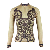 ILPALADINO  Women's  Long Sleeves Yellow Pattern Cycling Jersey Suit Spring Autumn Pro Cycle Clothing Racing Apparel Outdoor Sports Leisure Biking shirt NO.319 -  Cycling Apparel, Cycling Accessories | BestForCycling.com 
