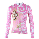 Ilpaladino Pure Pink Women's Long-Sleeve Cycling Jersey/Suit   Spring Autumn Exercise Bicycling Pro Cycle Clothing Racing Apparel Outdoor Sports Leisure Biking Shirts Breathable Sports Clothes NO.327 -  Cycling Apparel, Cycling Accessories | BestForCycling.com 