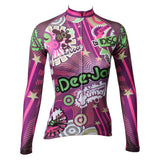ILPALADINO Purple Funky  Women's Long Sleeves Red Cycling Clothing Suits with Tights  Spring Autumn Exercise Bicycling Pro Cycle Clothing Racing Apparel Outdoor Sports Leisure Biking Shirts NO.328 -  Cycling Apparel, Cycling Accessories | BestForCycling.com 