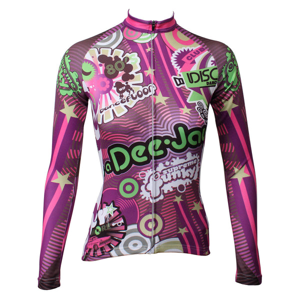 Ilpaladino Dance Floor Supreme Long-sleeve Cycling Jersey/Kit Sportswear Exercise Bicycling Summer Spring Autumn Pro Cycle Clothing Racing Apparel Outdoor Sports Leisure Biking Shirts NO.328 -  Cycling Apparel, Cycling Accessories | BestForCycling.com 