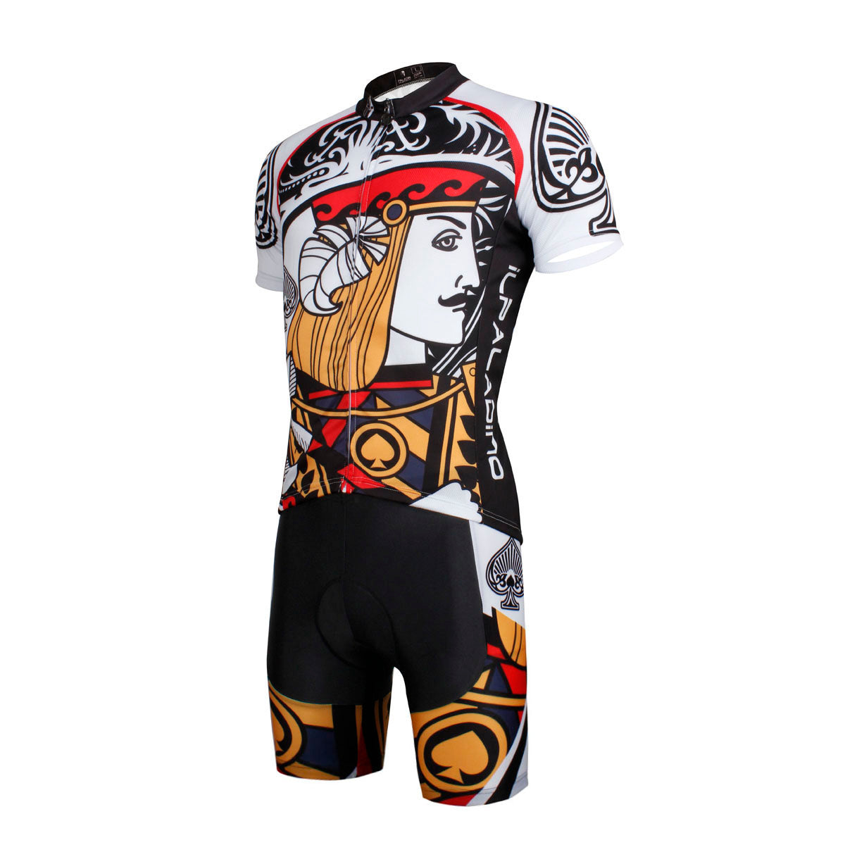ILPALADINO Poker Face Playing Card Spades Jack Men's Biking Cycling Suit Jersey Artistic Pattern Outdoor Sports Clothes Comfortable Bike Shirt Face Cards Court Cards NO.639 -  Cycling Apparel, Cycling Accessories | BestForCycling.com 