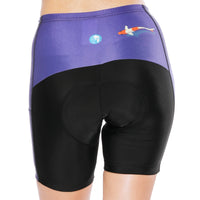 Fish Ocean Blue Womans Cycling Spinning Padded Bike Shorts UPF 50+ Spandex Clothing and Riding Gear Summer Pant Road Bike Wear Mountain Bike MTB Clothes Sports Apparel Quick dry Breathable NO. 796 -  Cycling Apparel, Cycling Accessories | BestForCycling.com 