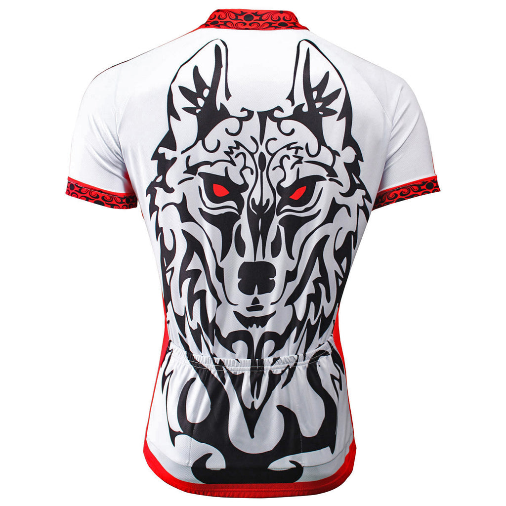 Ilpaladino Red-eye Wolf Men's Breathable  Short-Sleeve Cycling Jersey Summer Quick Dry Exercise Bicycling Pro Cycle Clothing Racing Apparel Outdoor Sports Leisure Biking Shirts Sportswear NO.350 -  Cycling Apparel, Cycling Accessories | BestForCycling.com 