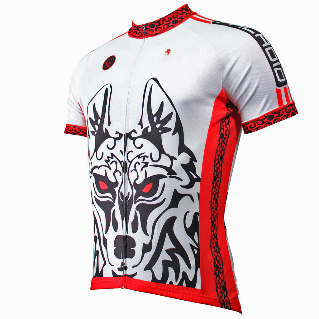 Ilpaladino Red-eye Wolf Men's Breathable  Short-Sleeve Cycling Jersey Summer Quick Dry Exercise Bicycling Pro Cycle Clothing Racing Apparel Outdoor Sports Leisure Biking Shirts Sportswear NO.350 -  Cycling Apparel, Cycling Accessories | BestForCycling.com 