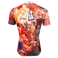 ONE PIECE Members Pirates Strong World Men's Cycling Jersey Team Leisure Jacket T-shirt Summer Spring Autumn Clothes Sportswear Anime Luffy/Nami/Brook/Chopper/Zoro/Sanji/Franky NO.358 -  Cycling Apparel, Cycling Accessories | BestForCycling.com 