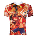 ONE PIECE Members Pirates Strong World Men's Cycling Jersey Team Leisure Jacket T-shirt Summer Spring Autumn Clothes Sportswear Anime Luffy/Nami/Brook/Chopper/Zoro/Sanji/Franky NO.358 -  Cycling Apparel, Cycling Accessories | BestForCycling.com 