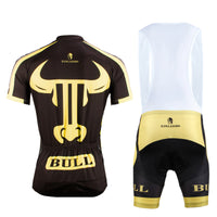 ILPALADINO Animal Golden Bull Man's Short-sleeve Cycling Jersey Team Kit Jacket Pro Cycle Clothing Racing Apparel T-shirt Summer Spring Suit Spring Autumn Clothes Sportswear NO.628 -  Cycling Apparel, Cycling Accessories | BestForCycling.com 