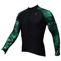 ILPALADINO Green Cool Graphic Arm Men's Cycling Long-sleeve Black Jerseys - Spring Summer Exercise Bicycling Pro Cycle Clothing Racing Apparel Outdoor Sports Leisure Biking Shirts Team Kit Individual Styles NO.364 -  Cycling Apparel, Cycling Accessories | BestForCycling.com 