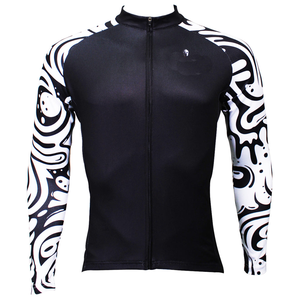 Sale Men's Long-sleeved Cycling Jersey for Spring and Summer Zebra Pattern Black Cycling Jersey Cycling Clothing Apparel Outdoor Sports Gear Leisure Biking T-shirt NO.371 -  Cycling Apparel, Cycling Accessories | BestForCycling.com 