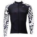 Sale Men's Long-sleeved Cycling Jersey for Spring and Summer Zebra Pattern Black Cycling Jersey Cycling Clothing Apparel Outdoor Sports Gear Leisure Biking T-shirt NO.371 -  Cycling Apparel, Cycling Accessories | BestForCycling.com 