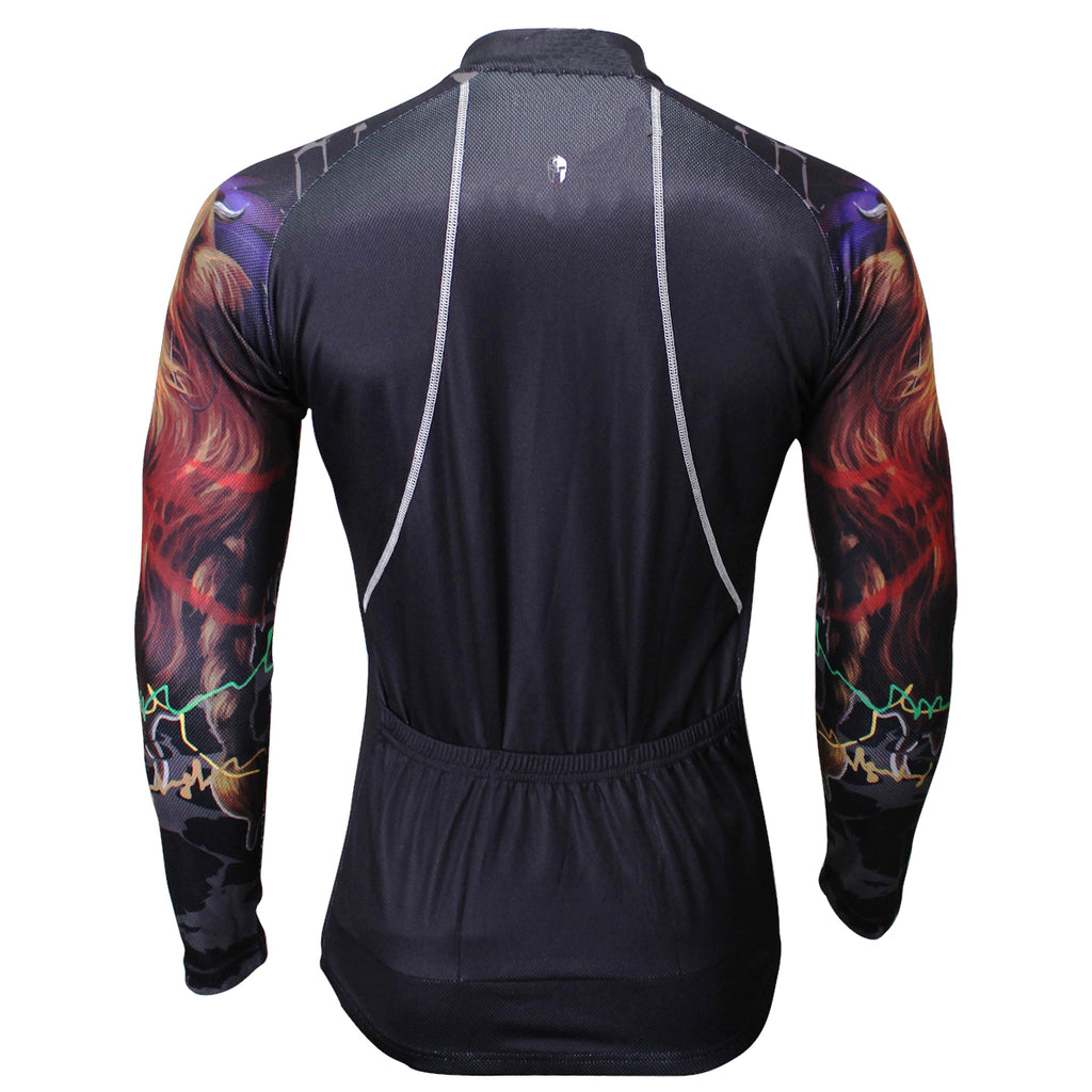 【Graphic Arm Shirt】 ILPALADINO Cool-arm Men's Cycling Black Long-sleeve Jerseys Spring Autumn Apparel Outdoor Sports Gear Leisure Biking Shirt With Several Individual Styles -  Cycling Apparel, Cycling Accessories | BestForCycling.com 