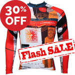 Top Men's Full-zipper Long-sleeve Cycling Jeysey Slim Fit with Red & Orange Colors Black-strip Outdoor Sport Fasion Shirt Breathable Quick Dry for Fall Autumn 379 -  Cycling Apparel, Cycling Accessories | BestForCycling.com 
