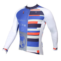 ILPALADINO   Men's Long Deep Blue Sleeves Cycling Clothing Suits with Tights Pro Cycle Clothing Racing Apparel Outdoor Sports Leisure Biking shirt (Velvet) NO.388 -  Cycling Apparel, Cycling Accessories | BestForCycling.com 