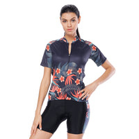 Elegance Tropical Plant Flower Women's Cycling Short-sleeve/Long-sleeve Bike Jersey/Kit T-shirt Summer Spring Road Bike Wear Mountain Bike MTB Clothes Sports Apparel Top / Suit NO. 791 -  Cycling Apparel, Cycling Accessories | BestForCycling.com 