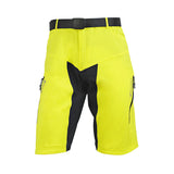 Yellow/Blue Summer Mens Cycling Short MTB Bike Bicycle Pants Quick Dry Lightweight Loose-Fit Baggy with Zip Pockets NO. MK004 -  Cycling Apparel, Cycling Accessories | BestForCycling.com 