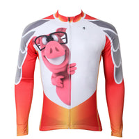 Ilpaladino Animal Pink Pig Men's Long/Short-sleeve Cycling Bike jersey T-shirt Summer Spring Autumn Road Bike Wear Mountain Bike MTB Clothes Sports Apparel Top NO.399 -  Cycling Apparel, Cycling Accessories | BestForCycling.com 
