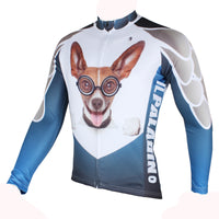 Ilpaladino Glasses Dog Animal Men's Long/Short-sleeve Cycling Bike jersey T-shirt Summer Spring Autumn Road Bike Wear Mountain Bike MTB Clothes Sports Apparel Top NO.285 -  Cycling Apparel, Cycling Accessories | BestForCycling.com 