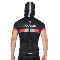 I LOVE ARDOUR ON THE WAY Black Outdoor Running Cycling Fitness Extreme Sports Mens T-shirts Hooded Short-sleeve Jacket Clothing and Riding Gear with Cap Quick dry Breathable NO. 821 -  Cycling Apparel, Cycling Accessories | BestForCycling.com 
