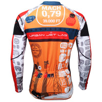 Top Men's Full-zipper Long-sleeve Cycling Jeysey Slim Fit with Red & Orange Colors Black-strip Outdoor Sport Fasion Shirt Breathable Quick Dry for Fall Autumn 379(velvet) -  Cycling Apparel, Cycling Accessories | BestForCycling.com 
