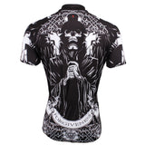Men's Black Cycling Jersey Prayer Skull  NO. 516 -  Cycling Apparel, Cycling Accessories | BestForCycling.com 