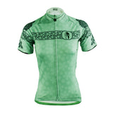 Ilpaladino Green Flower Summer Women's Short-Sleeve Cycling Suit/Jersey Biking Shirts Breathable Outdoor Sports Gear Leisure Biking T-shirt Sports Clothes NO.626 -  Cycling Apparel, Cycling Accessories | BestForCycling.com 