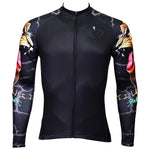 ILPALADINO  Gipsy Lion Cool Graphic Arm Print Men's Cycling Long-sleeve Black Jerseys - Spring Summer Exercise Wear Bicycling Pro Cycle Clothing Racing Apparel Outdoor Sports Leisure Biking Shirts Team Kit Personalized Styles NO.375 -  Cycling Apparel, Cycling Accessories | BestForCycling.com 