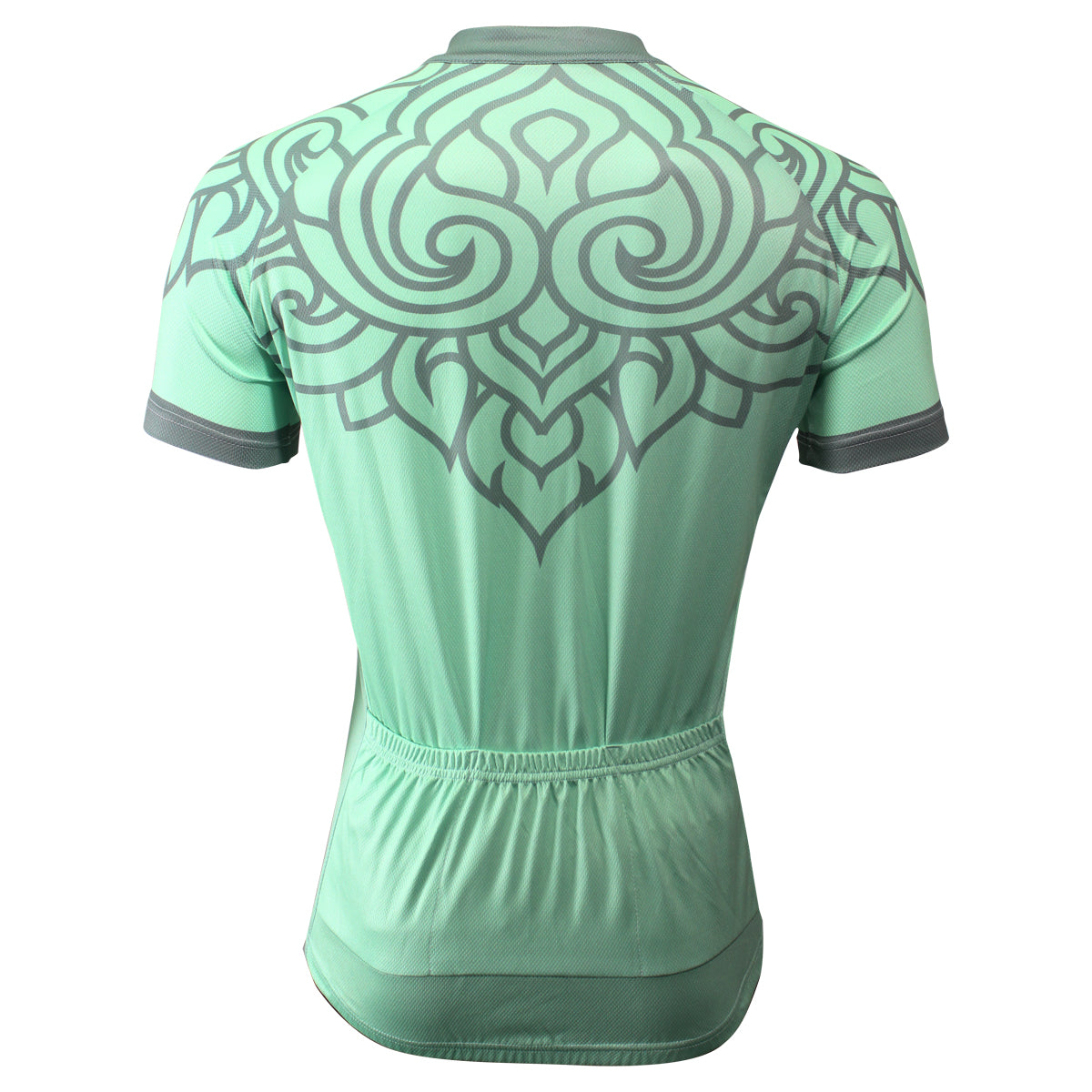 Patterned Green Leaves Men's Short-Sleeve Cycling Jersey Bicycling Shirts Summer NO.505 -  Cycling Apparel, Cycling Accessories | BestForCycling.com 