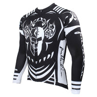 Hot Sale Cycling Jersey  Cycling Jersey Wholesale Outdoor Men's Long-sleeved Jersey for Spring and Summer Black and White Ultraviolet Resistant Fabric Outdoor Sportswear NO.077 -  Cycling Apparel, Cycling Accessories | BestForCycling.com 