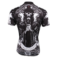Men's Black Cycling Jersey Prayer Skull Bike Shirt 516 -  Cycling Apparel, Cycling Accessories | BestForCycling.com 